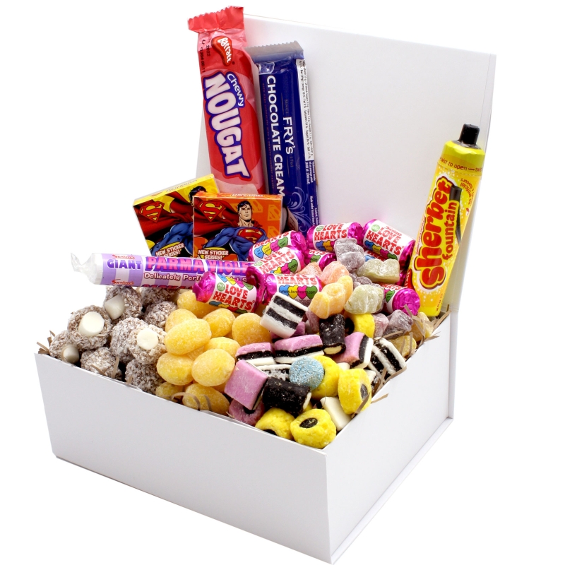 Retro Sweet Boxes & Old Fashioned Tuck Boxes Delivered Worldwide