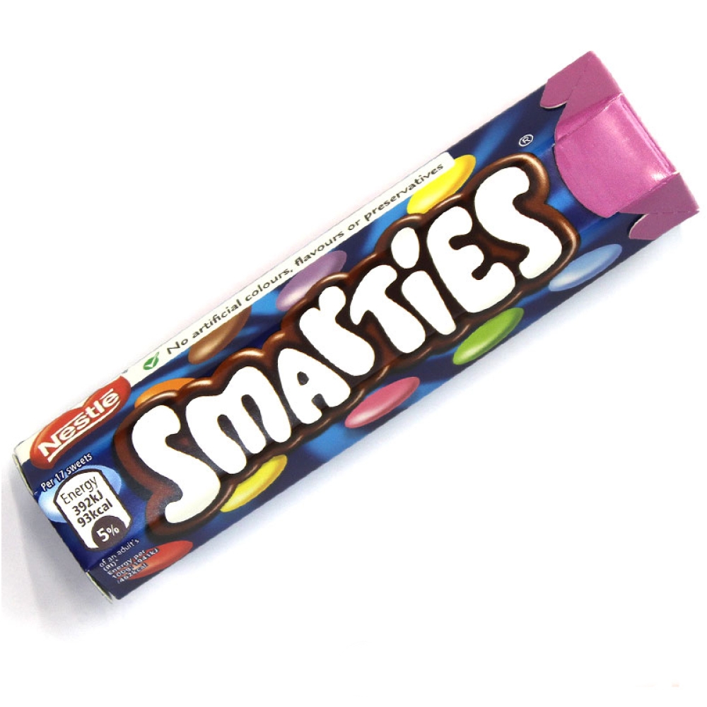 Nestle Smarties - 3 Rolls- Nestle Sweets From The UK Retro Sweet Shop