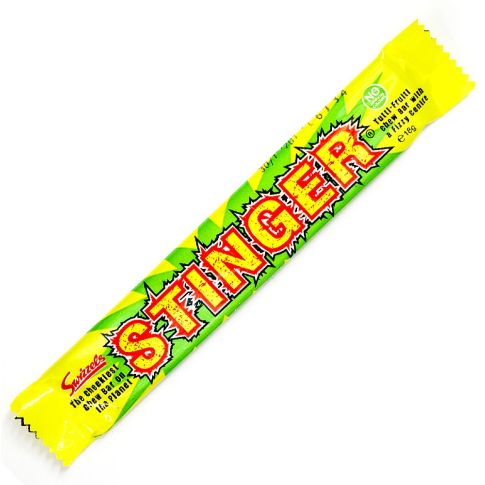 Stinger Bar - 10 Bars- Swizzel's Matlow Sweets From The UK Retro Sweet Shop