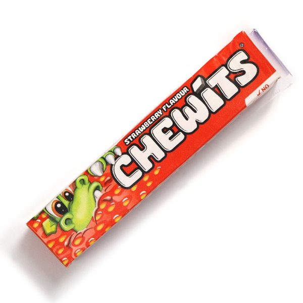 Strawberry Chewits - 3 Packs- Chewits Sweets From The UK Retro Sweet Shop