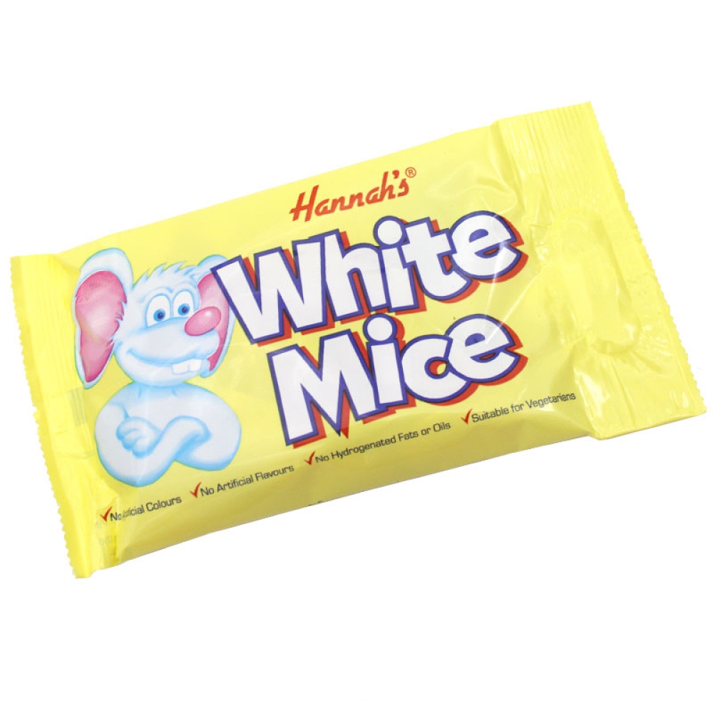 White Mice Packets - Hannah's Sweets From The UK Retro Sweet Shop