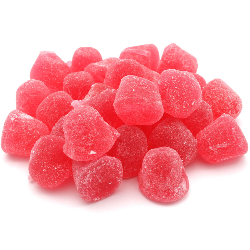 Sugar Free Raspberry Gum Drops - Diabetic Friendly Sweets